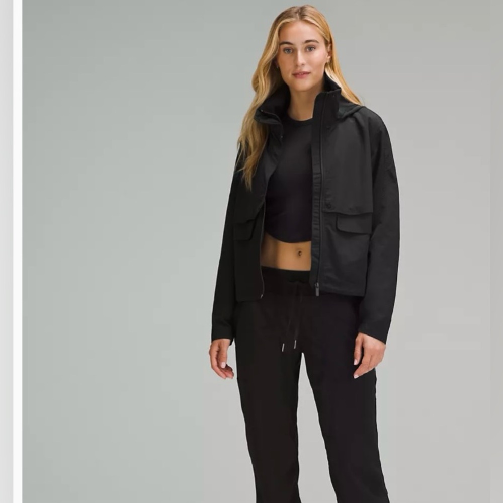 Lululemon Effortless Jacket-black-size 6